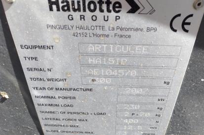 Haulotte HA 15 IP - 2007